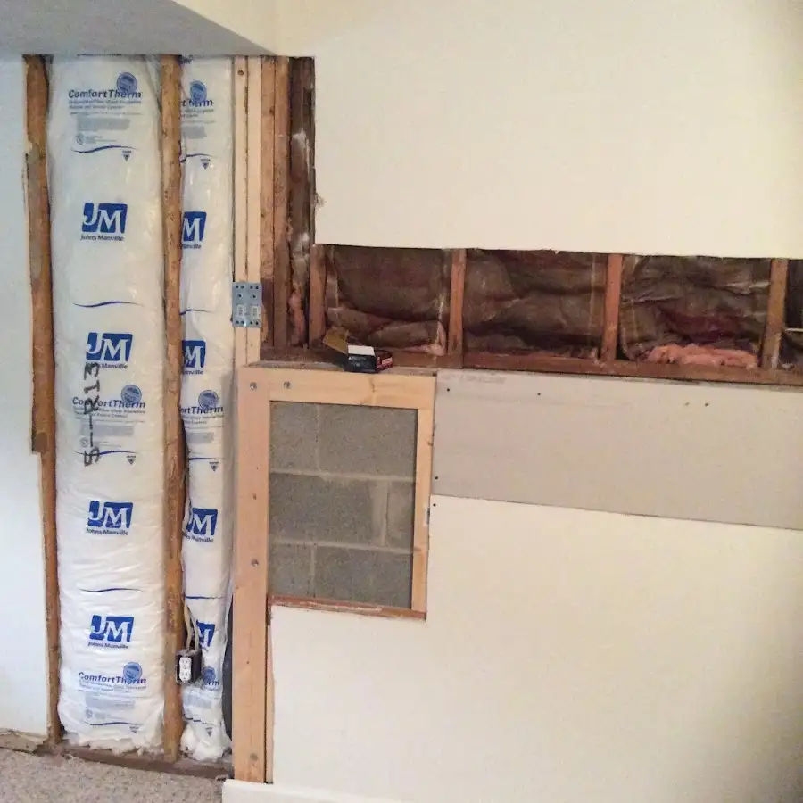 Wall insulation replacement during Odor Removal & Deodorization in Ozark